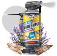 MOTH SNIPER ŚRODEK PREPARAT NA MOLE ODZIEŻOWE SPOŻYWCZE MUCHY NO PEST 400ML