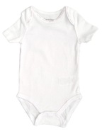 Calvin Klein bieloružové bodýčko pre dievčatko, bábätko z organickej bavlny 0