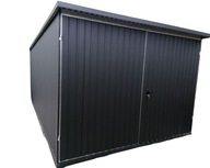Garaże blaszane blaszak 3x5 Czarny 9005 profil