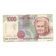 Banknot, Włochy, 1000 Lire, 1990, 1990-10-03, KM:1