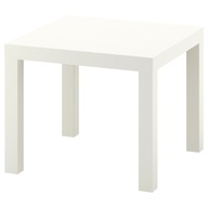 STOLÍK KONFERENČNÁ STOLIČKA 55 x 55 x 45 cm BIELA UNIVERZÁLNY LACK IKEA