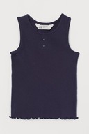 H&M Dżersejowy top Bawełniana koszulka w paski 158/164