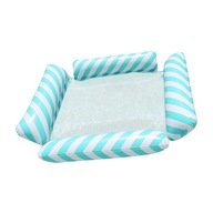 Nadmuchiwane łóżko hamakowe dla dorosłych w kolorze niebieskim