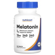 Nutricost, Melatonin, 12 mg, 240 Tablets