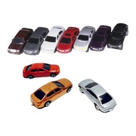10 kusov maľovaných mini modelov automobilov architektúry