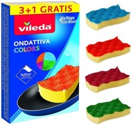 VILEDA Pur Active Colors: Zmywak do Teflonu 4 szt. - Czystość Bez Ryzyka!