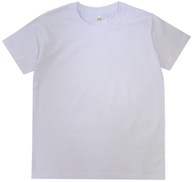 Tričko T-SHIRT chlapec WF biela 104/110 N001C