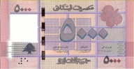 Bankovka 5 Libra 2014 - UNC Libanon