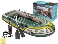 Ponton Seahawk 3os. Intex Pompka + Wiosła 68380 MODEL 2024