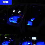 24 diody LED do oświetlenia wnętrza samochodu z nastrojową atmosferą USB Auto RGB