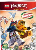 LEGO NINJAGO KOLOROWANKA Z NAKLEJKAMI