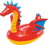 Dmuchany smok materac zabawka do pływania dla dzieci Intex Dragon Red