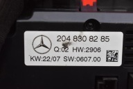control panel air conditioning devices KLIMY A2048308285 MERCEDES C-KLASA W204 07-11