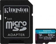 Kingston microSDXC Canvas Go! Plus 512GB 170R A2 U