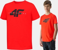 Koszulka Chłopięca 4F dziecięca T-shirt M1113 podkoszulek na co dzień 158