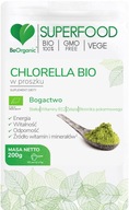 Chlorella BIO w proszku 200g BeOrganic