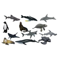 12 balení Realistic Nature Sea Life PVC Animal