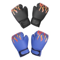 Boxerské rukavice Punch Mitts 2 páry detských boxerských tréningov čiernej a modrej
