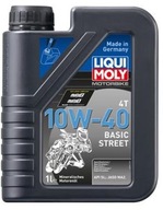 Motorový olej Liqui Moly Motorbike 4T Basic Street 1 l 10W-40