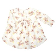Dievčenské bavlnené kvetinové šaty LOU Nicol veľkosť 86