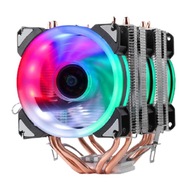 RGB ventilátory s dvojitým chladením procesora