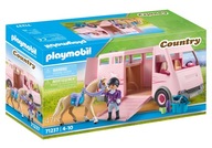 PLAYMOBIL Country 71237 Transporter koni