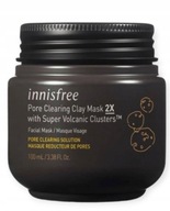 Innisfree Pore Clearing Clay Mask 2X with Super Volcanic Clusters - maska