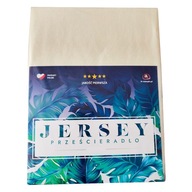 Prestieradlo s jersey gumičkou 90x200 Ecru