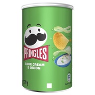 Pringles Sour Cream & Onion Chipsy Kwaśna Cebula i Ser 70g