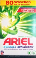 Prací prášok Ariel Schnell Auflosend 80 praní