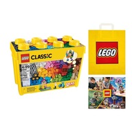 LEGO CLASSIC č.10698 - Kreatívne kocky LEGO, veľká krabica +Taška +Katalóg