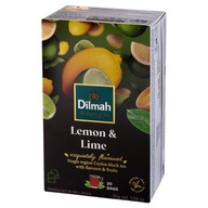 Herbata Czarna Ekspresowa Dilmah Cytryna Limonka Torebki z zawieszką 20 szt