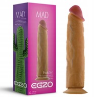 DILDO 23 cm DUŻY ROZMIAR Cyber Skóra z przyssawką miękka EGZO MAD CACTUS