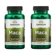 2x Swanson MACA extrakt 500 mg 100 kapsúl