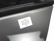 door left left rear part rear. BMW F10 colour A52