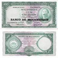 Mozambik 1976 ND - 100 escudos - Pick 117 UNC