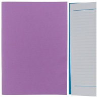 SZAGGATOTT VONALAS FÜZET A5 30 LAP EGYEDI KRÉTA LILA
