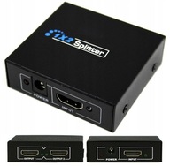 SPLITER ROZDZIELACZ WZMACNIACZ HDMI SPLITTER 1X2 SYGNAŁU AKTYWNY HUB 4K/60