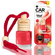 ODŚWIEŻACZ SAMOCHODOWY AROMA CAR WOOD 6ML STRAWBERRY - TRUSKAWKOWY