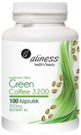 ALINESS Green Coffee 3200 ZIELONA KAWA CHROM Sprawność umysłowa Kofeina