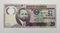 Mozambik 20 meticais z 2011 roku UNC