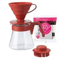 Kávovar Hario Pour Over Kit Red V60 600 ml 0 tz