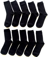 PRIMARK čierne ponožky 10-pak 11+rokov 37-40