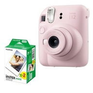 Fotoaparát FUJIFILM Instax mini 12 ružový + náplň FUJIFILM Instax Mini 2x10ks
