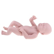 Nenatretá bábika Reborn, ručne vyrobená z mäkkého silikónu