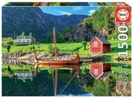 Puzzle Vikingská loď 1500 dielikov /Educa
