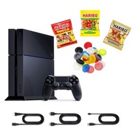 KONSOLA PLAYSTATION 4 / SONY PS4 500GB + PAD + OKABLOWANIE - KOMPLET