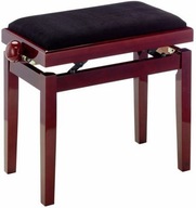 Nastaviteľná lavica stolička na klavír drevo Thomann KB-15MP lesklý Mahagón