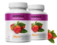 MycoMedica Acerola kapsule 90 ks, 2-pack - doplnok stravy