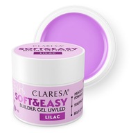 CLARESA Soft & Easy 12g STAVEBNÍ GEL NA NEHTY SAMONIVELUJÍCÍ LILAC
